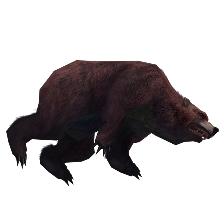(Animal-0022) -3D-Monster Bear-Will die